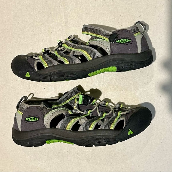 KEEN Big Kids Newport H2 Sandal‎ Racer Gray Sz US 5, EU 37 - Picture 2 of 7